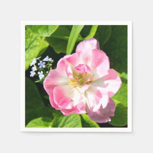 Serviette En Papier Belle tulipe rose