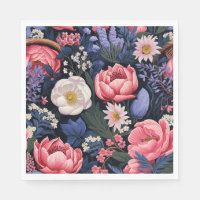 Belles fleurs, motif coloré,