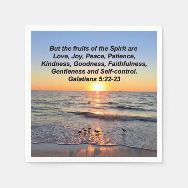 SERVIETTE EN PAPIER BELLES GALATIENNES 5 SOLEIL (Devant)