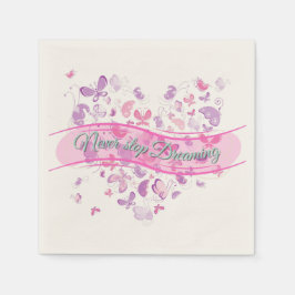 Serviette En Papier Belles papillons