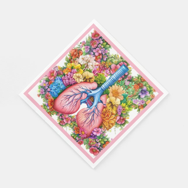 Serviette En Papier Belles poumons (Coin)