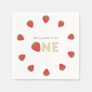 Serviette En Papier Berry doux minimum 1er anniversaire