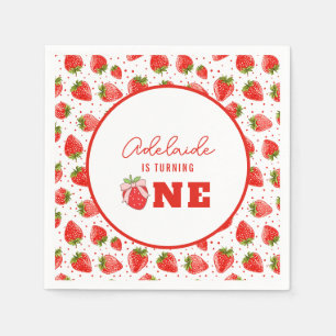 Serviette En Papier Berry Premier anniversaire 1er anniversaire Fête d