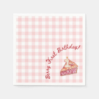 Serviette En Papier Berry Premier Anniversaire Pique-Nique Thématique 