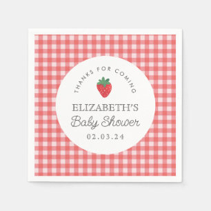 Serviette En Papier Berry Sweet Baby shower pique-nique