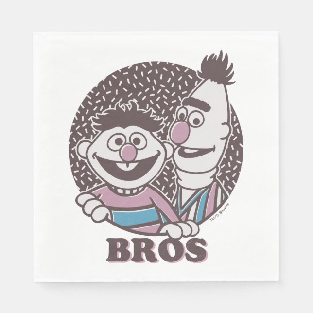 Serviette En Papier Bert & Ernie | Bros (Devant)