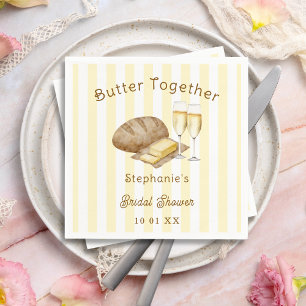 Serviette En Papier Beurre Ensemble Pain et Beurre Shower de Mariage