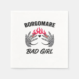 Serviette En Papier Bgm Bad Girl II - Skeleton Heart Hands