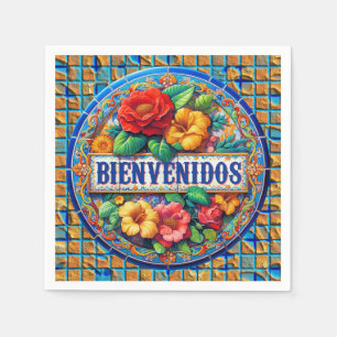 Serviette En Papier BIENVENIDOS - Si Joli !