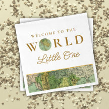 Bienvenue au Baby shower de voyage World Little On