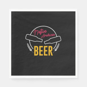 Serviette En Papier Bière amérindienne