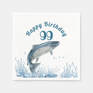 Serviette En Papier Big Fish In Water 99e anniversaire