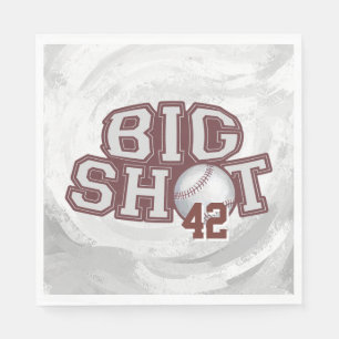 Serviette En Papier Big Shot Basball