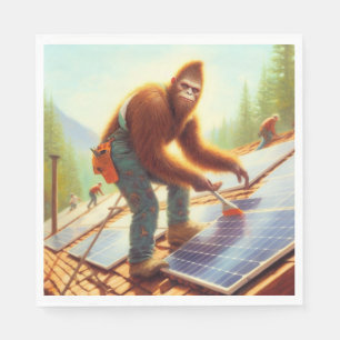 Serviette En Papier Bigfoot Installation de panneaux solaires