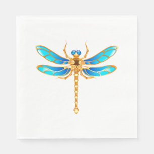 Serviette En Papier Bijoux en or libellule insecte vip amusant vectori