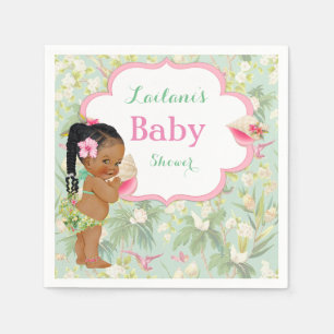 Serviette En Papier Bikini pour bébé fille Tresses tropicales luau haw