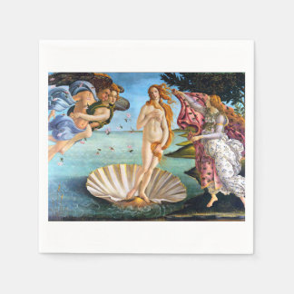 Serviette En Papier Birth Of Venus Sandro Botticelli Restored Version