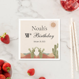 Serviette En Papier Birthday 