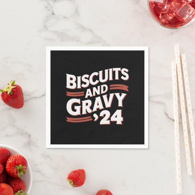 Serviette En Papier Biscuits Gravy 2024 Élections présidentielles nour (En situation)