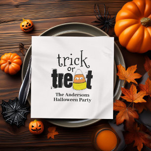 Serviette En Papier Bite ou traitement personnalisé Halloween