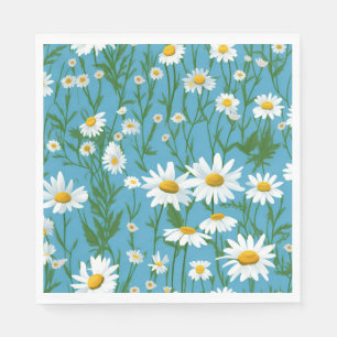 Serviette En Papier Blancs D'Été Sur Aqua