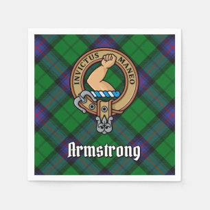 Serviette En Papier Blason de Clan Armstrong sur tartan