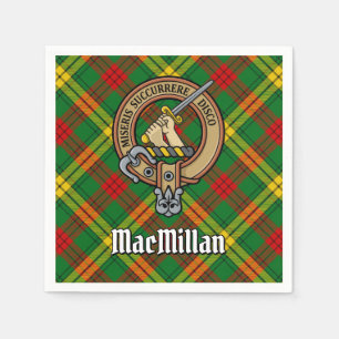 Serviette En Papier Blason de Clan MacMillan sur tartan