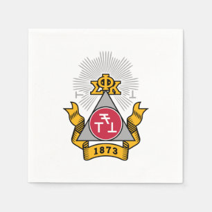 Serviette En Papier Blason de Phi Sigma Kappa