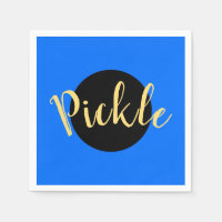 Bleu clair Noir Cercle Moyen Pickleball Moto