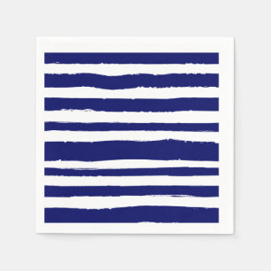 Serviette En Papier Bleu de la Marine