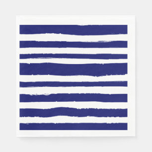 Serviette En Papier Bleu de la Marine