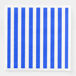 Serviette En Papier Bleu et Motif blanc pour voiles verticales