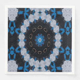 Serviette En Papier Bleu matin et soir