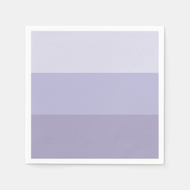 Serviette En Papier Bleu Ombre rayé (Devant)