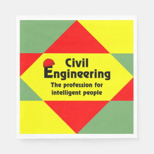 Serviette En Papier Bloc Smart Civil Engineer