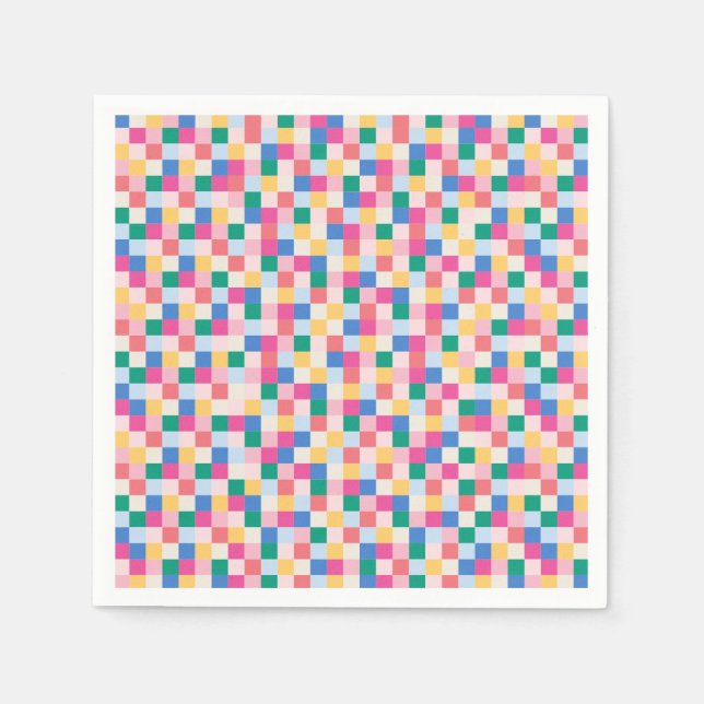 Serviette En Papier Blocs multicouleurs jouables (Devant)