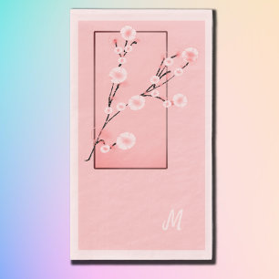 Serviette En Papier Blossom du printemps - Sakura - monogrammaire