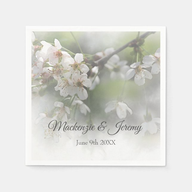 Serviette En Papier Blossoms de rêve 2 (Devant)