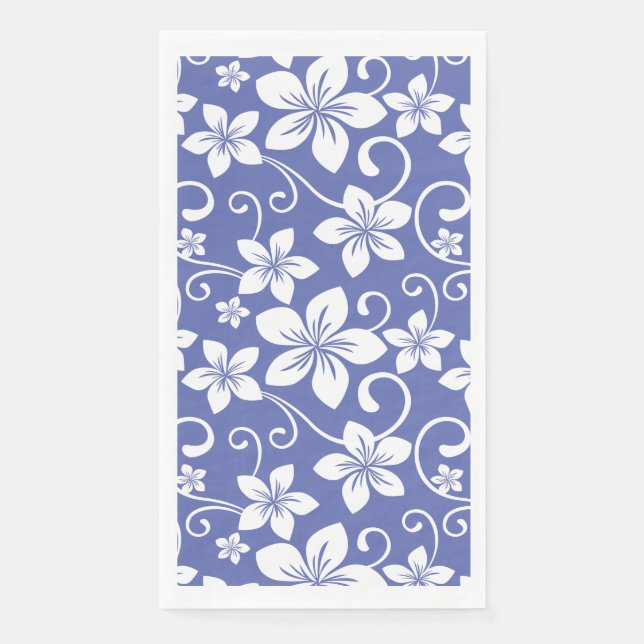 SERVIETTE EN PAPIER BLUE HAWAII (PERIWINKLE) (Devant)