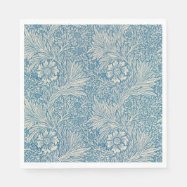 Serviette En Papier Blue Marigolds (par William Morris)