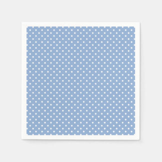 Serviette En Papier Blue Polkadot Baby Shower
