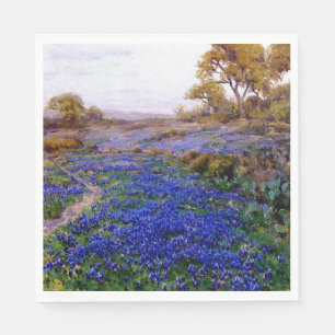 Serviette En Papier Bluebonnets à Twilight, au nord de San Antonio