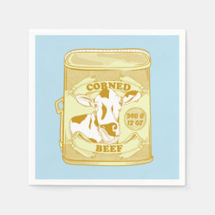 Serviette En Papier Boeuf corné