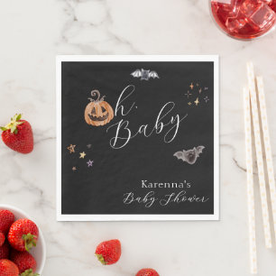 Serviette En Papier Boho Halloween Fête de Bébé Mixte Oh