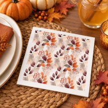 Boho Terracotta et feuilles bordeaux  