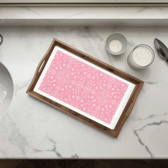 Serviette En Papier Boho Valentine Garden Paper Guest Towels (Créateur téléchargé)