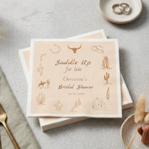 Boho Western Saddup Cowboy douche nuptiale