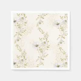 Serviette En Papier Boho Wildflowers Fête de Mariage