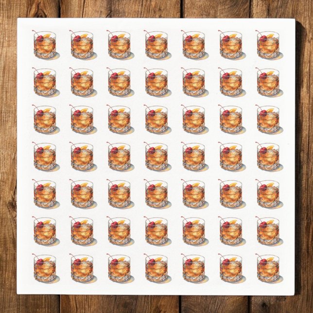 Serviette En Papier Boisson à l'ancienne  (Créateur téléchargé)