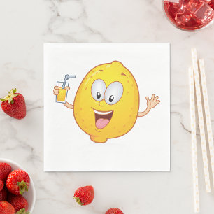 Serviette En Papier Boisson de citron juteux